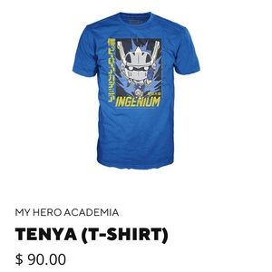Vaulted New out of box My Hero Academia Tenya Ida Funko Pop Unisex Medium Tshirt